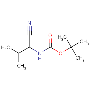 CAS No:216319-90-3 tert-butyl N-[(1S)-1-cyano-2-methylpropyl]carbamate