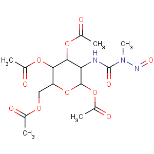 CAS No:21700-74-3 [(2R,3S,4R,5R)-3,4,<br />6-triacetyloxy-5-[[methyl(nitroso)carbamoyl]amino]oxan-2-yl]methyl<br />acetate