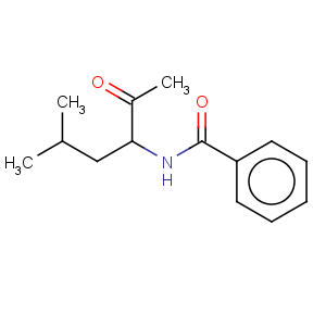 CAS No:21709-70-6 Benzamide,N-(1-acetyl-3-methylbutyl)-