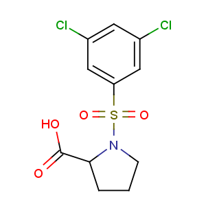 CAS No:217326-48-2 (2S)-1-(3,5-dichlorophenyl)sulfonylpyrrolidine-2-carboxylic acid