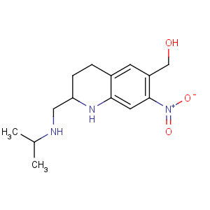 CAS No:21738-42-1 [7-nitro-2-[(propan-2-ylamino)methyl]-1,2,3,<br />4-tetrahydroquinolin-6-yl]methanol