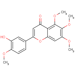 CAS No:21764-09-0 2-(3-hydroxy-4-methoxyphenyl)-5,6,7-trimethoxychromen-4-one