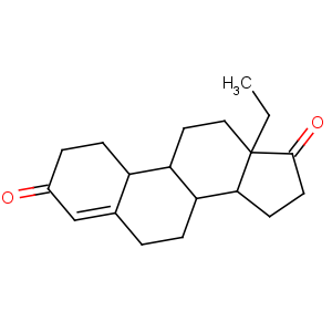 CAS No:21800-83-9 (8R,9S,10R,14S)-13-ethyl-1,2,6,7,8,9,10,11,12,14,15,<br />16-dodecahydrocyclopenta[a]phenanthrene-3,17-dione