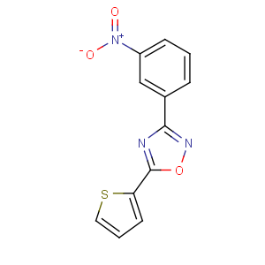 CAS No:218144-79-7 3-(3-nitrophenyl)-5-thiophen-2-yl-1,2,4-oxadiazole