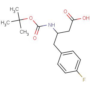 CAS No:218608-97-0 (3S)-4-(4-fluorophenyl)-3-[(2-methylpropan-2-yl)oxycarbonylamino]<br />butanoic acid