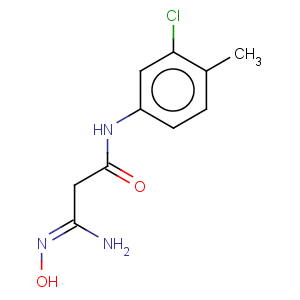 CAS No:219528-42-4 Propanamide,N-(3-chloro-4-methylphenyl)-3-(hydroxyamino)-3-imino-