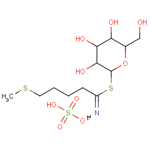 CAS No:21973-56-8 [(2S,3R,4S,5S,6R)-3,4,5-trihydroxy-6-(hydroxymethyl)oxan-2-yl]<br />5-methylsulfanyl-N-sulfooxypentanimidothioate
