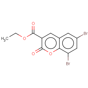 CAS No:2199-89-5 2H-1-Benzopyran-3-carboxylicacid, 6,8-dibromo-2-oxo-, ethyl ester
