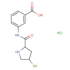 CAS No:219909-83-8 3-[[(2S,4S)-4-sulfanylpyrrolidine-2-carbonyl]amino]benzoic<br />acid