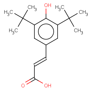 CAS No:22014-01-3 3,5-Di-tert-butyl-4-hydroxycinnamic acid
