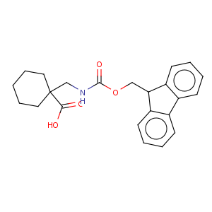 CAS No:220145-22-2 Cyclohexanecarboxylicacid, 1-[[[(9H-fluoren-9-ylmethoxy)carbonyl]amino]methyl]-