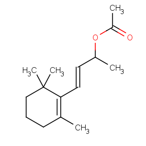 CAS No:22030-19-9 3-Buten-2-ol,4-(2,6,6-trimethyl-1-cyclohexen-1-yl)-, 2-acetate