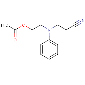 CAS No:22031-33-0 2-[N-(2-cyanoethyl)anilino]ethyl acetate