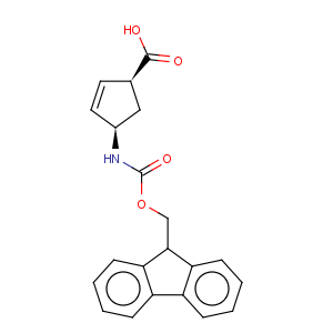 CAS No:220497-65-4 2-Cyclopentene-1-carboxylicacid, 4-[[(9H-fluoren-9-ylmethoxy)carbonyl]amino]-, (1R,4S)-