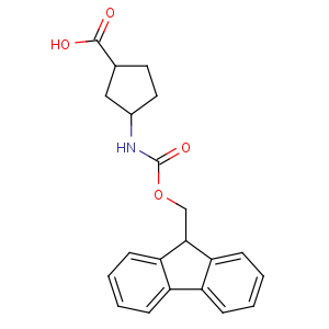 CAS No:220497-67-6 (1R,3S)-3-(9H-fluoren-9-ylmethoxycarbonylamino)cyclopentane-1-carboxylic<br />acid