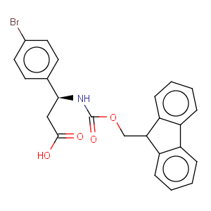 CAS No:220497-68-7 Benzenepropanoic acid,4-bromo-b-[[(9H-fluoren-9-ylmethoxy)carbonyl]amino]-,(bS)-