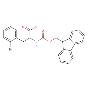 CAS No:220497-79-0 (2R)-3-(2-bromophenyl)-2-(9H-fluoren-9-ylmethoxycarbonylamino)propanoic<br />acid