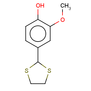 CAS No:22068-62-8 Phenol,4-(1,3-dithiolan-2-yl)-2-methoxy-