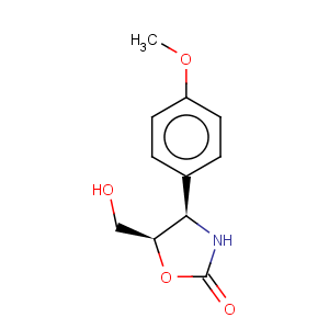 CAS No:220736-25-4 2-Oxazolidinone,5-(hydroxymethyl)-4-(4-methoxyphenyl)-, (4R,5R)-