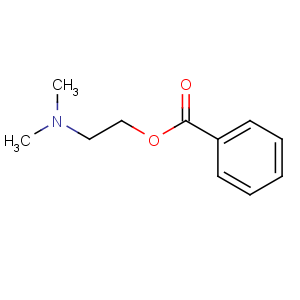 CAS No:2208-05-1 2-(dimethylamino)ethyl benzoate