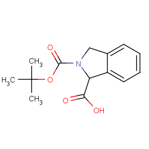 CAS No:221352-46-1 2-[(2-methylpropan-2-yl)oxycarbonyl]-1,3-dihydroisoindole-1-carboxylic<br />acid