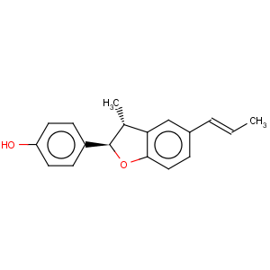 CAS No:221666-27-9 Phenol,4-[(2S,3S)-2,3-dihydro-3-methyl-5-(1E)-1-propen-1-yl-2-benzofuranyl]-