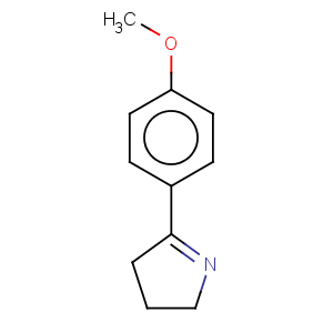 CAS No:22217-80-7 2H-Pyrrole,3,4-dihydro-5-(4-methoxyphenyl)-