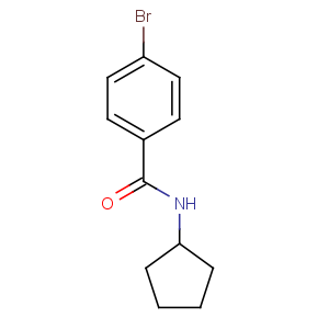 CAS No:223557-21-9 4-bromo-N-cyclopentylbenzamide