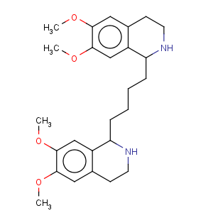 CAS No:22407-74-5 Isoquinoline,1,1'-(1,4-butanediyl)bis[1,2,3,4-tetrahydro-6,7-dimethoxy-, (R*,S*)- (9CI)