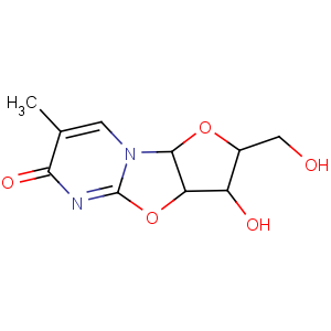 CAS No:22423-26-3 6H-Furo[2',3':4,5]oxazolo[3,2-a]pyrimidin-6-one,2,3,3a,9a-tetrahydro-3-hydroxy-2-(hydroxymethyl)-7-methyl-, (2R,3R,3aS,9aR)-