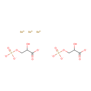 CAS No:22457-55-2 Propanoic acid,2-hydroxy-3-(phosphonooxy)-, barium salt (1:1)