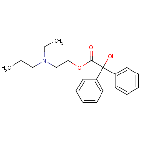 CAS No:22487-42-9 2-[ethyl(propyl)amino]ethyl 2-hydroxy-2,2-diphenylacetate