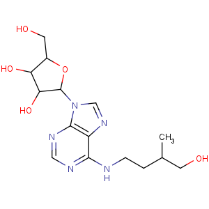 CAS No:22663-55-4 2-(hydroxymethyl)-5-[6-[(4-hydroxy-3-methylbutyl)amino]purin-9-yl]<br />oxolane-3,4-diol