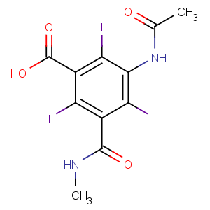 CAS No:2276-90-6 3-acetamido-2,4,6-triiodo-5-(methylcarbamoyl)benzoic acid