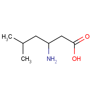 CAS No:22818-43-5 (3S)-3-amino-5-methylhexanoic acid