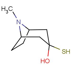 CAS No:228573-90-8 8-methyl-3-sulfanyl-8-azabicyclo[3.2.1]octan-3-ol