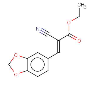 CAS No:2286-56-8 2-Propenoic acid,3-(1,3-benzodioxol-5-yl)-2-cyano-, ethyl ester