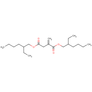 CAS No:2287-83-4 bis(2-ethylhexyl) 2-methylidenebutanedioate
