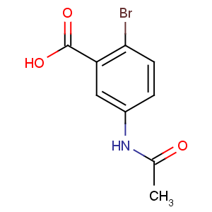 CAS No:22921-67-1 5-acetamido-2-bromobenzoic acid