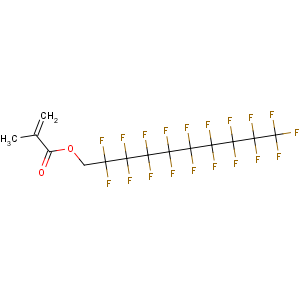 CAS No:23069-32-1 2-Propenoic acid,2-methyl-, 2,2,3,3,4,4,5,5,6,6,7,7,8,8,9,9,10,10,10-nonadecafluorodecyl ester