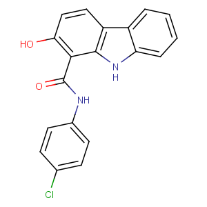 CAS No:23077-61-4 N-(4-chlorophenyl)-2-hydroxy-9H-carbazole-1-carboxamide