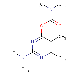 CAS No:23103-98-2 [2-(dimethylamino)-5,6-dimethylpyrimidin-4-yl] N,N-dimethylcarbamate