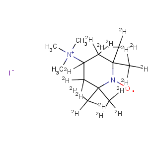 CAS No:231953-15-4 1-Piperidinyl-3,3,4,5,5-d5-oxy,2,2,6,6-tetra(methyl-d3)-4-(trimethylammonio)-, iodide (9CI)