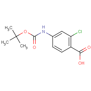 CAS No:232275-73-9 2-chloro-4-[(2-methylpropan-2-yl)oxycarbonylamino]benzoic acid