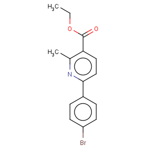 CAS No:23258-01-7 3-Pyridinecarboxylicacid, 6-(4-bromophenyl)-2-methyl-, ethyl ester