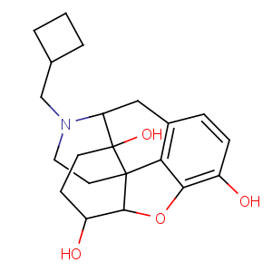 CAS No:23277-43-2 Morphinan-3,6,14-triol,17-(cyclobutylmethyl)-4,5-epoxy-, hydrochloride (1:1), (5a,6a)-