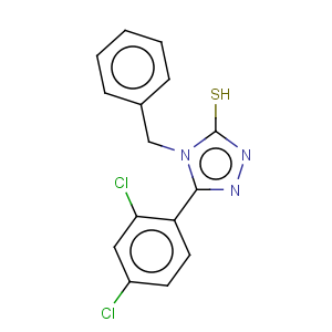 CAS No:23282-91-9 3H-1,2,4-Triazole-3-thione,5-(2,4-dichlorophenyl)-2,4-dihydro-4-(phenylmethyl)-