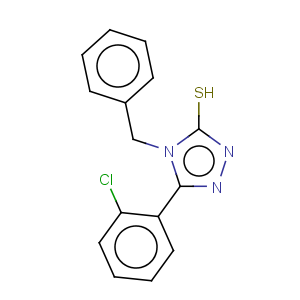 CAS No:23282-94-2 3H-1,2,4-Triazole-3-thione,5-(2-chlorophenyl)-2,4-dihydro-4-(phenylmethyl)-