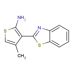 CAS No:232941-00-3 3-(1,3-benzothiazol-2-yl)-4-methylthiophen-2-amine