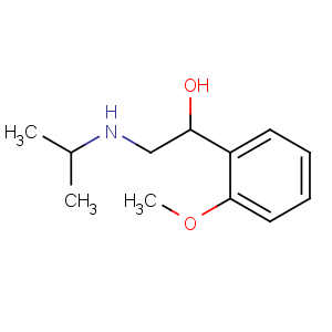 CAS No:23299-28-7 1-(2-methoxyphenyl)-2-(propan-2-ylamino)ethanol